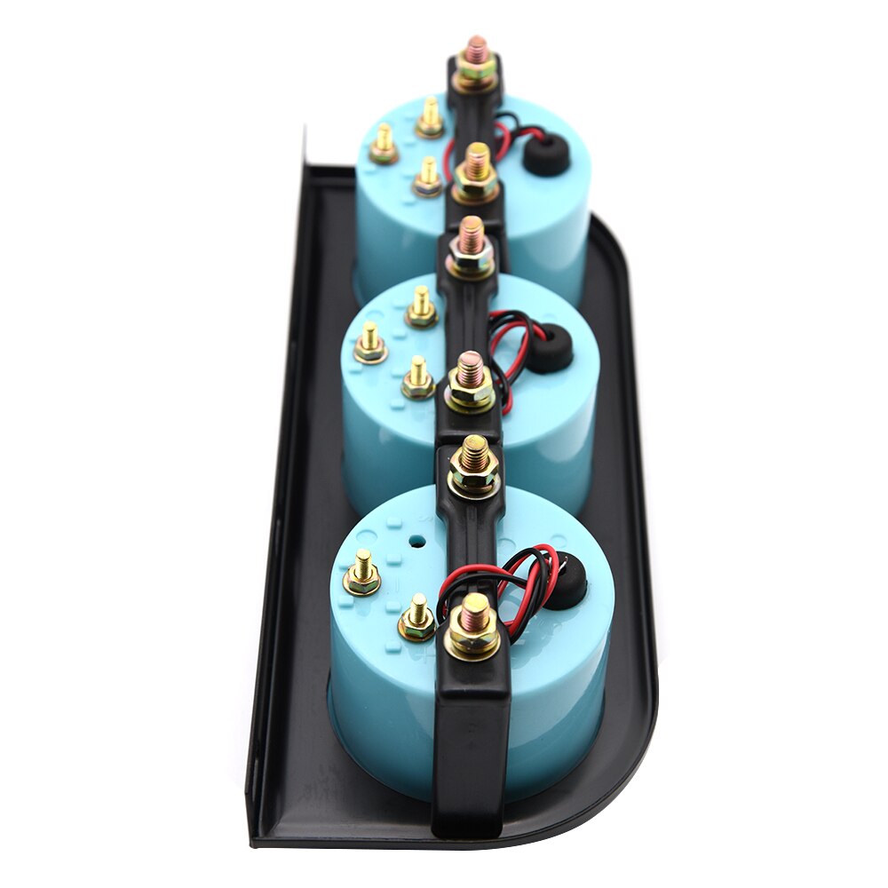 52mm 3 In 1 Auto Car Guage Kit 52MM Black Holder Car Meters Triple Dashboard Meter Voltage+Water Temperature+Oil Press Gauges