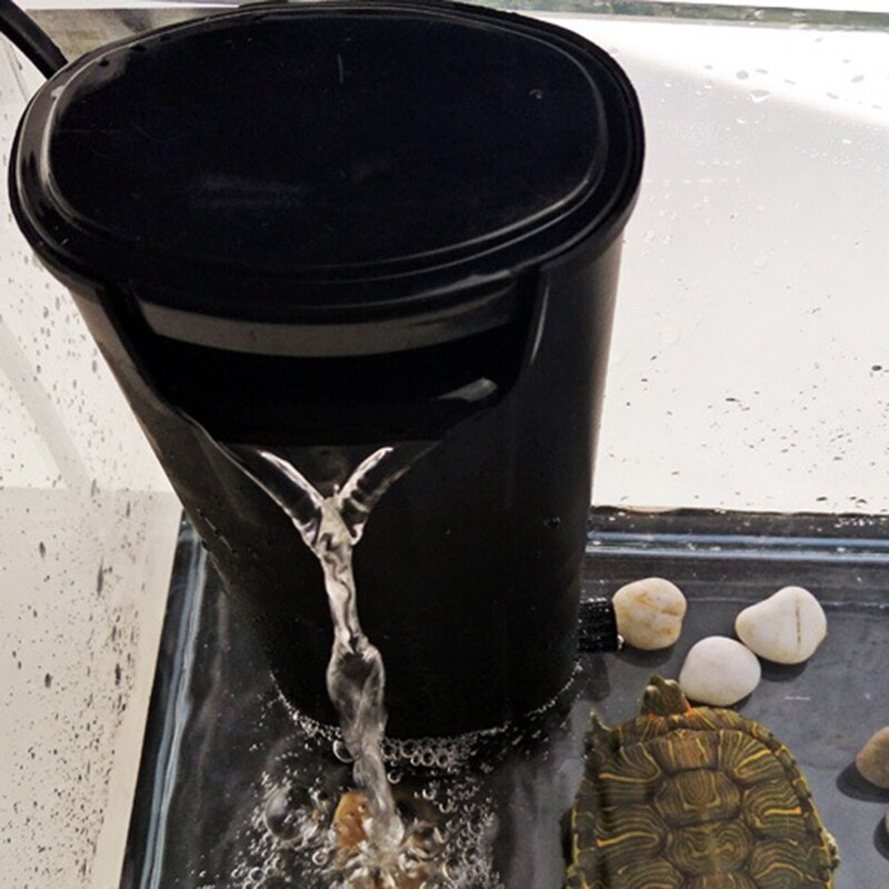 Aquarium schildpad laag water filterpomp aquarium hangende waterval filterpomp reptiel watercirculatie us plug