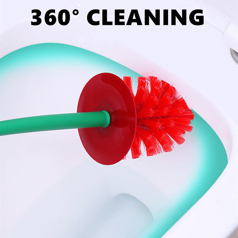 Brosse de toilette en forme de cerise, ensemble de porte-brosse de lavabo, Borstel Cepillo Wc, brosse de lavabo créative et ravissante, nettoyage des toilettes