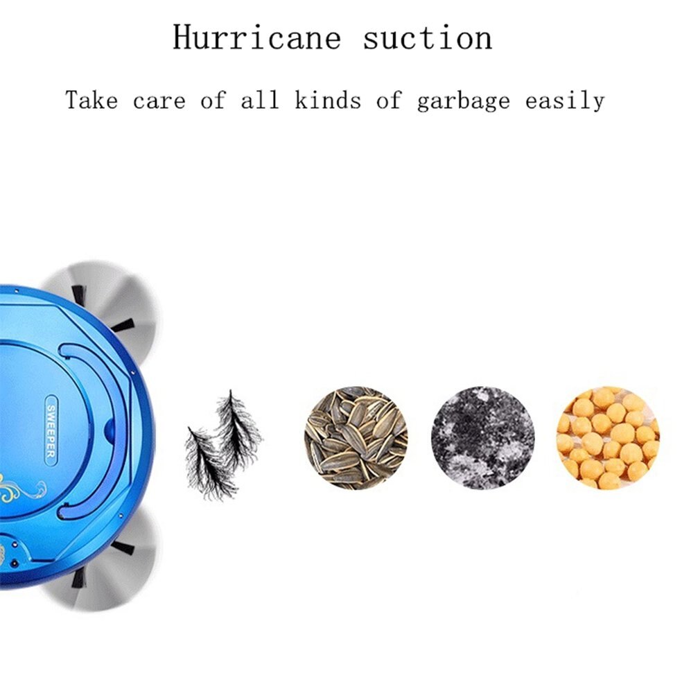 Floor Cleaner Smart Sweep Robot Multifunctional Vacuum Cleaner Rechargeable Cleaner Dust Box/dust Bucket Wireless Sweep Suction