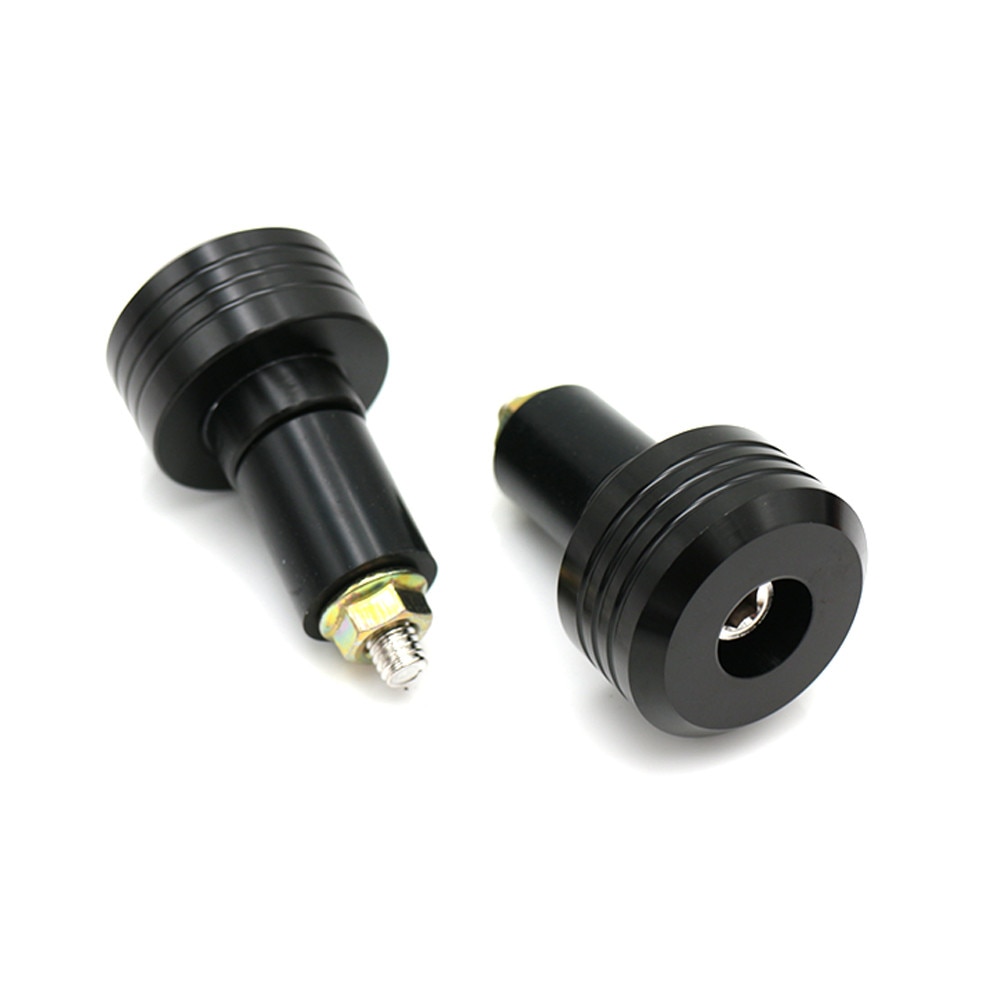 Evomosa Motorcycle Handle Bar Grips Ends Cap Sliders Handvat Bar End Gewicht CNC Aluminium Motor Cafe Racer Chopper Cruiser