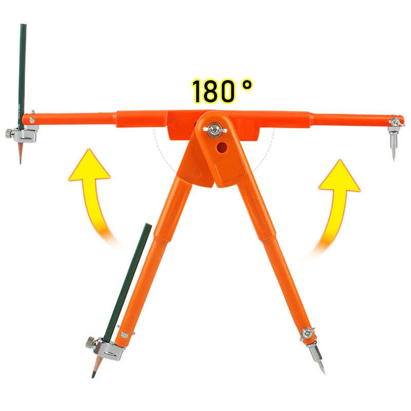 Fromthenon Carpenter Precision Pencil Compasses Large Diameter Adjustable Dividers Marking And Scribing Compass For Woodworking