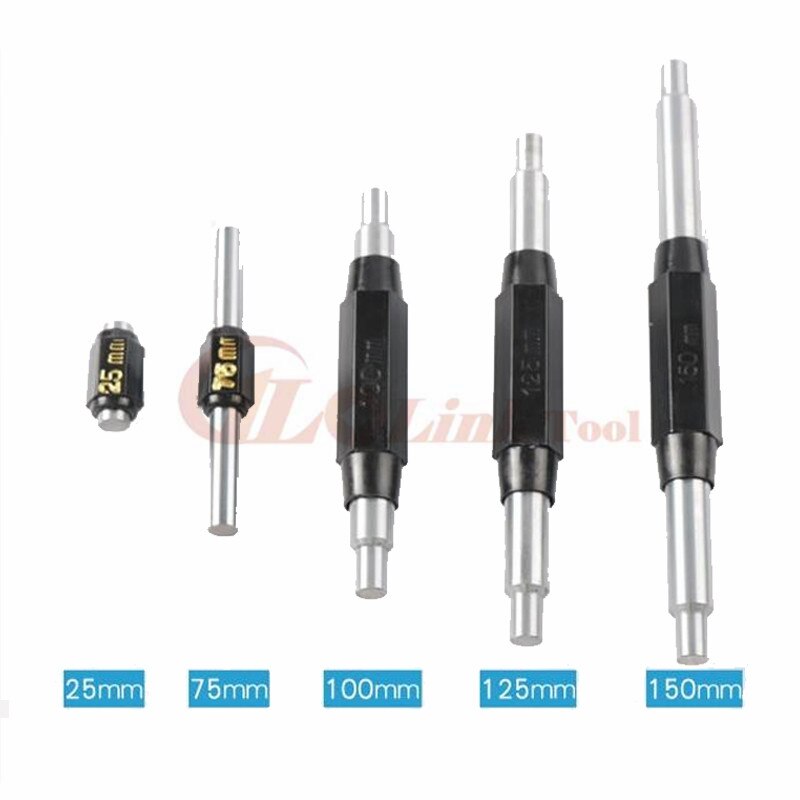 25-200mm caliper micrometer inner diameter outer diameter calibration block rod bar gauge bar and 25mm ring gauge measuring tool