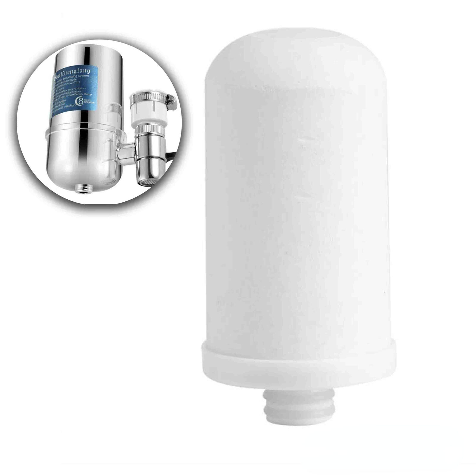 Water Faucet Filter Cartridge, Water Purifier, , Cartridges, Element: WHITE