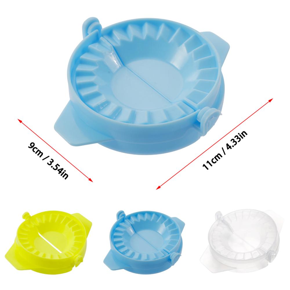10 stk gør-det-selv dumplings værktøj form dej presse kød jiaozi maker dumpling form clips bageforme wienerbrød køkkentilbehør