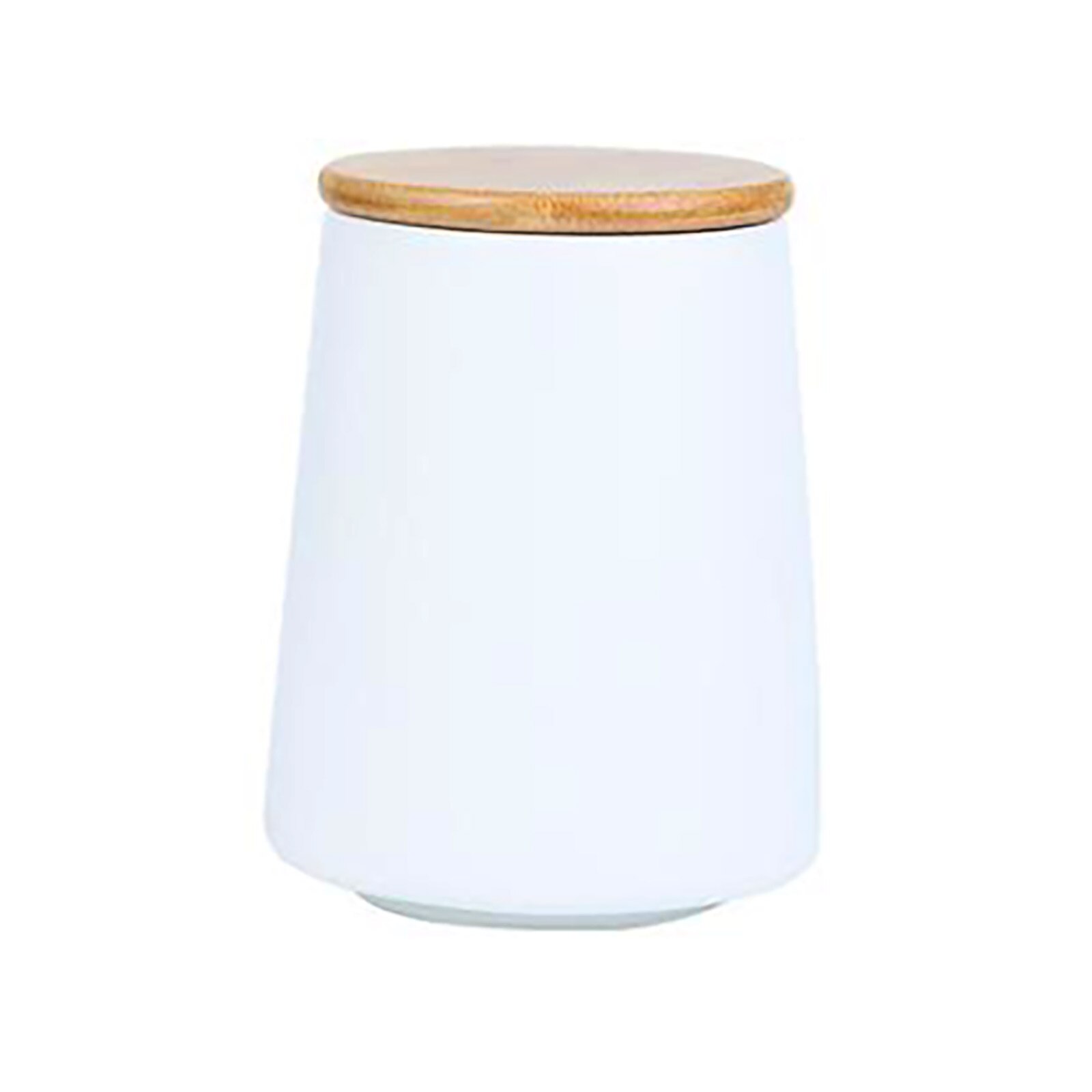 Food Storage Box With Cover Coffee Bean Tea Container Box Storage Bottle Jar Ceramics For Dried Fruit Ceramic Grain Storage Tank: White M