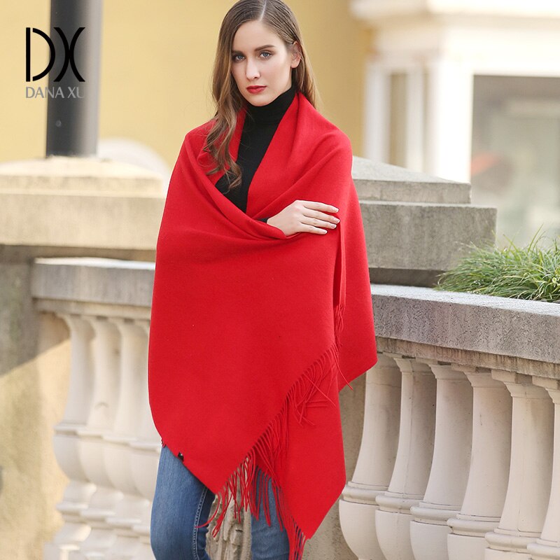 Luxury Brand Pashmina Echarp Cashmere Scarf Wrap Warm Shawl Winter Scarf Ladies Scarves Tassels Long Blanket Cachecol