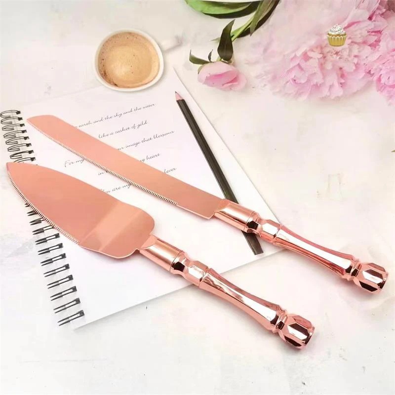Couteau à gâteau de mariage en acier inoxydable, pelle à Dessert domestique, outils de cuisson de tarte pour fête d'anniversaire, couteaux diviseurs pour Pizza et fromage