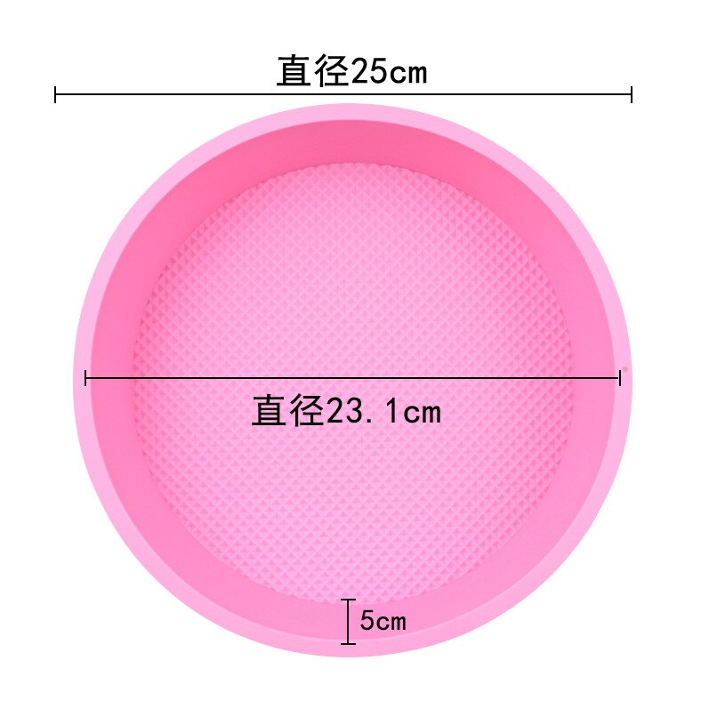 Round silicone bakeware 10 inch birthday cake mold DIY baking tools