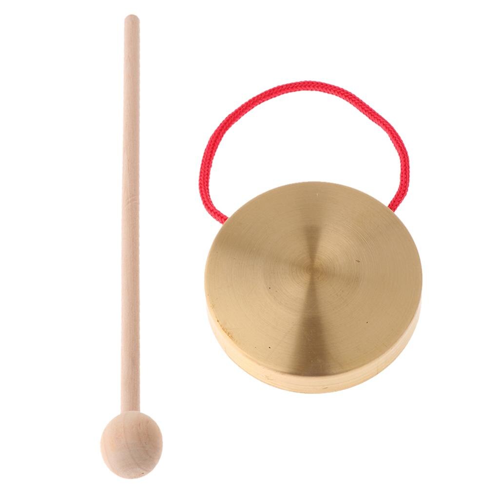 Hand Gong Chinese Traditional Musical Instrument Toy Cymbal Educational Toys