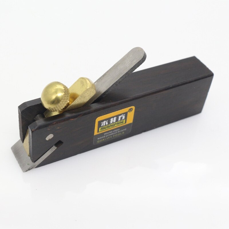 DIY Mini Hand Planer Carpenter Ebony Joiner Woodworking Tools Smooth Flat Planer Y4QC