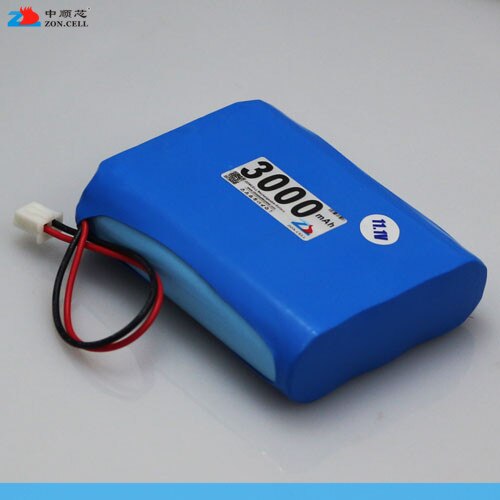 In the 3000mAh 12V smoke alarm monitoring equipment lithium battery 11.1V heater square dance sound box Rechargeable Li-ion Cell
