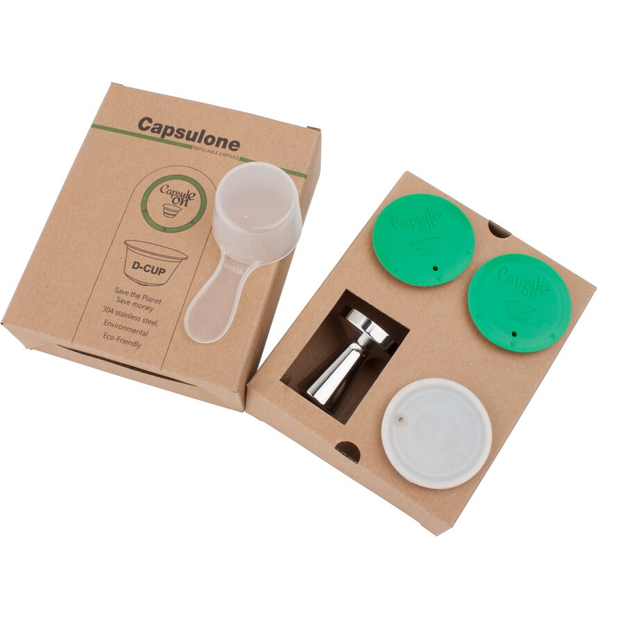 Capsulone Melkschuim Hervulbare Resuable Capsule Fit Voor Dolce Gusto Koffiezetapparaat Pod Cup: Bourgondië