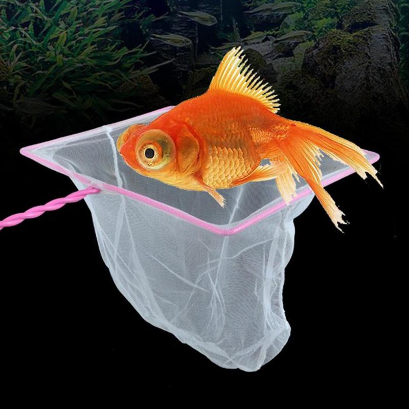 Long Handle Landing Net for Aquarium Fish Tank Fish Catching Accessories Fish Shrimp Catching Nets