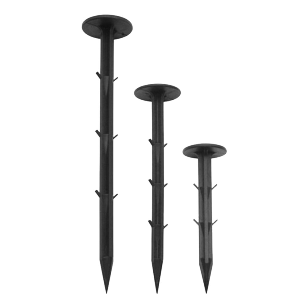 50pcs Garden Netting Film Support Anchor Stakes Fixed Pegs Ground Cloth Fastening Barbed Nail for Greenhouse Fixation
