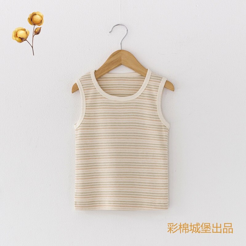 biologische katoen vest mix effen streep 0-24months baby bebes kids baby ondergoed baby hemd baby kids tanks