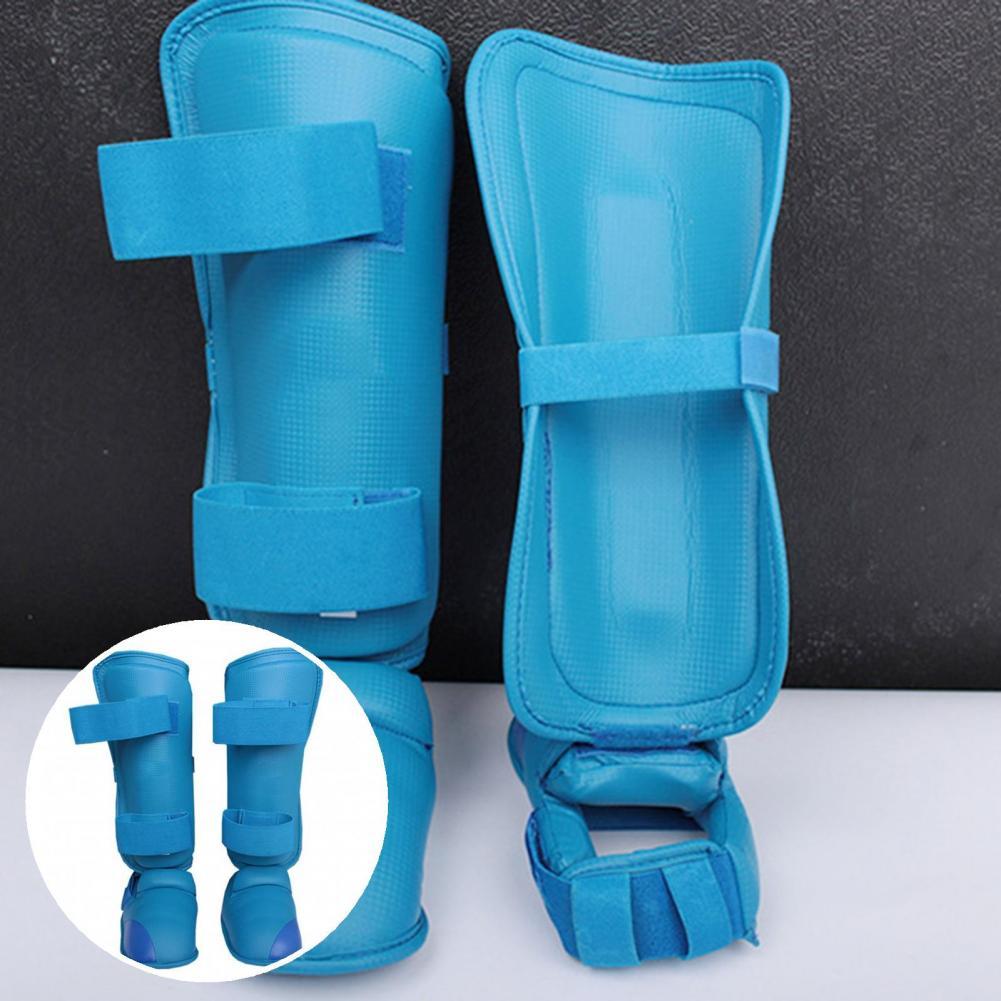 Protège-jambes Taekwondo, shingard, utile, Durable et détachable pour adultes, 1 paire