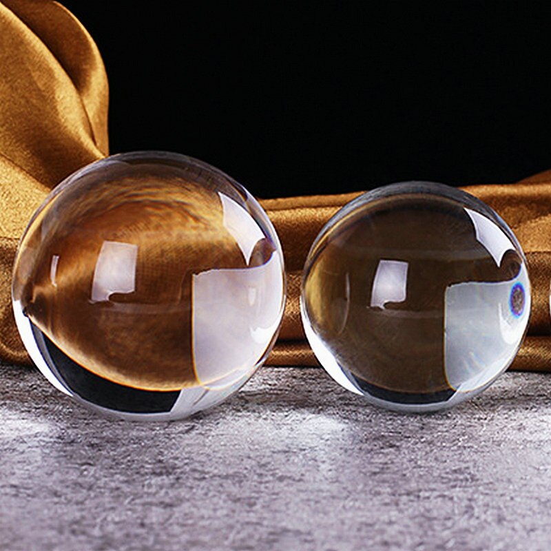 4cm krystalkugle magisk sfære glas klode fotografering perle krystal håndværk dekoration
