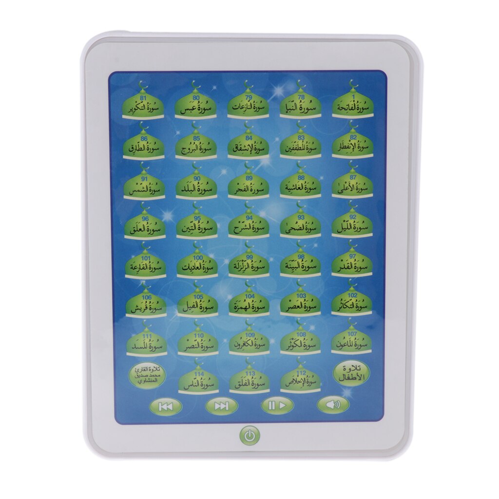 Magideal kids pad speelgoedmat tablet onderwijs leermachine touchscreen tab: Blauw
