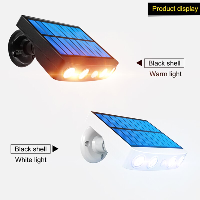Solar Motion Sensor Light Outdoor Landscape Solar Wall Lamp Camera Shape Wireless Security Lighting Decoration for Garden Home