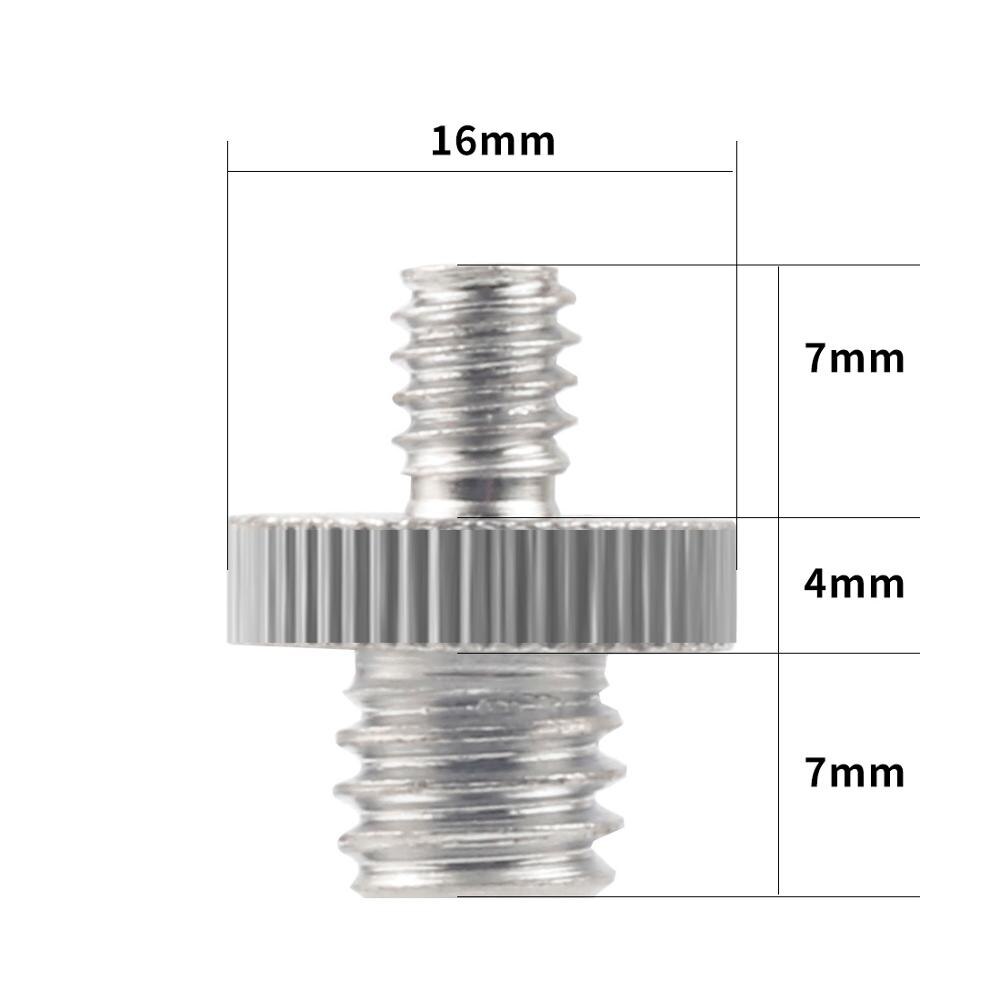 Photo Studio Accessory Multi-standard Adapter Screws 1/4 3/8 B/E Internal and External 1/4-1/4 1/4-3/8 Screw Nut: 14-38