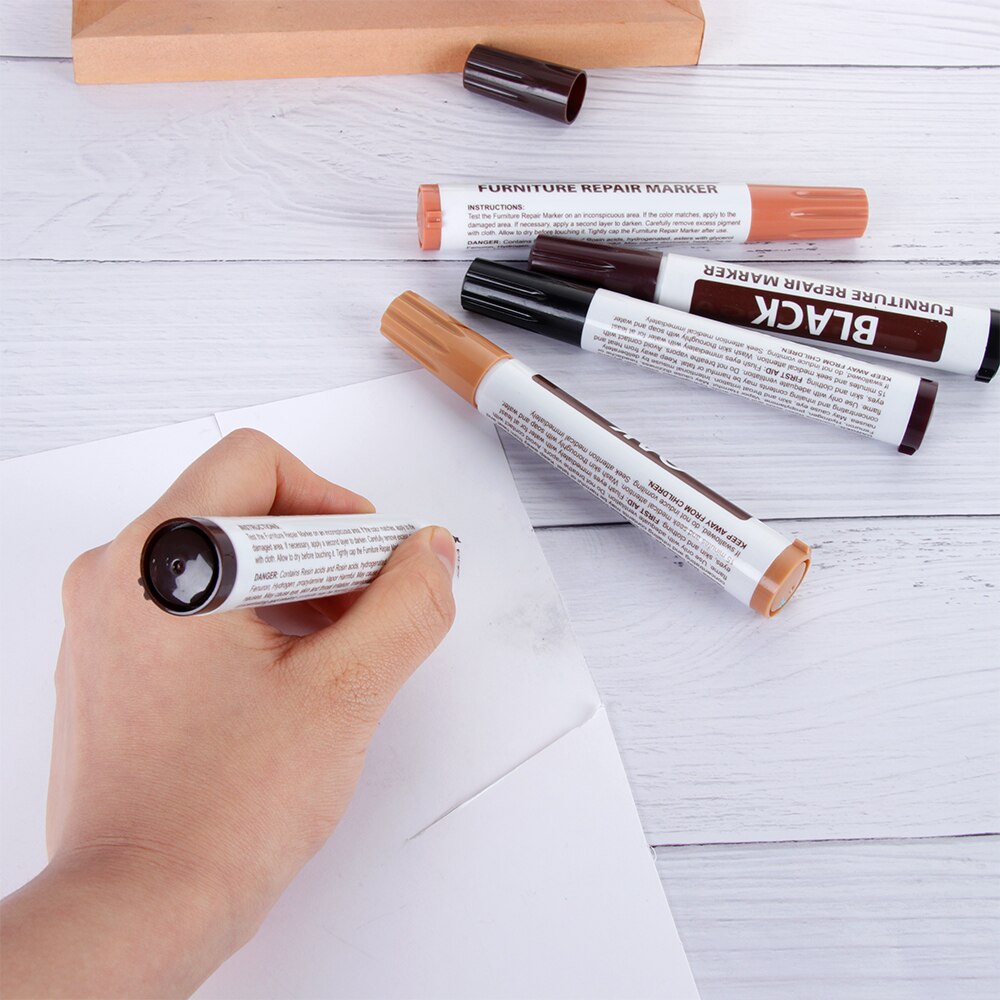 1PC Furniture Repair Pen Scratch Filler Paint Pratical Restores Fix Marker Scuffs Refinishing Tools Home &amp; Living Accessories