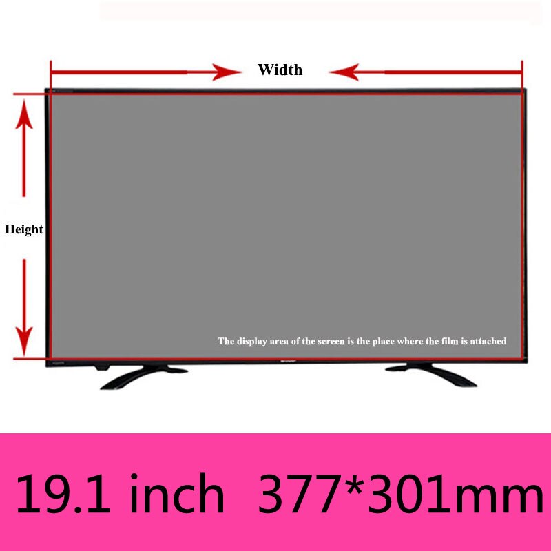 Voor Dell P2715Q 27 Inch Monitor Display Protector Screen Protector Non-Glare Ultra-Clear Anti-Blauw Licht monitor Accessoires: 19.1 inch  377x301mm