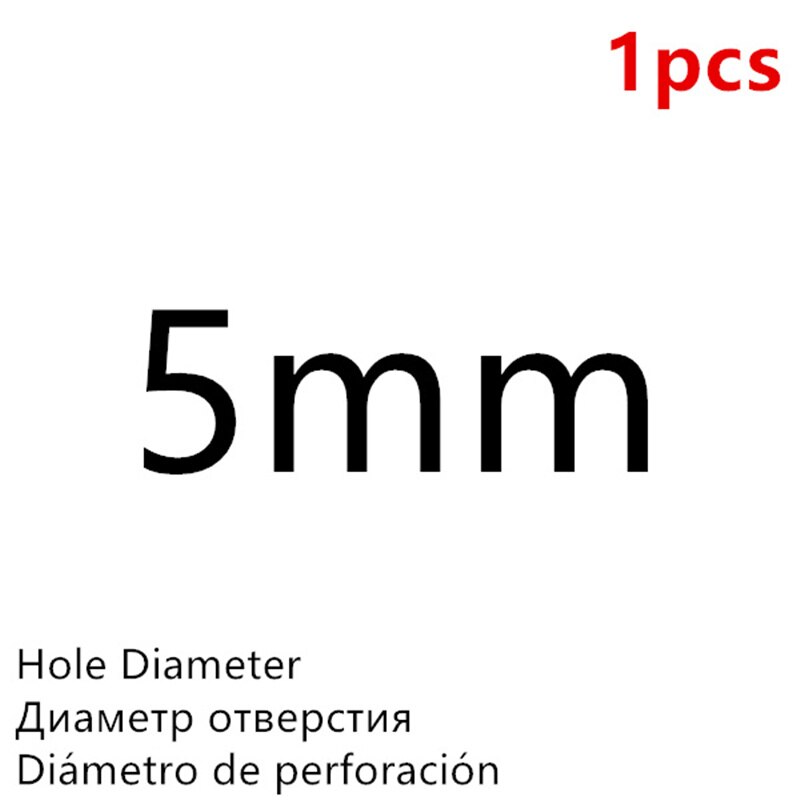 1 Punching Leather Hole Punch Round Steel Leather Craft Hollow Hole Punch 1mm-25mm Metal Gaskets Plastic Rubber Tools: 1pcs 5 mm