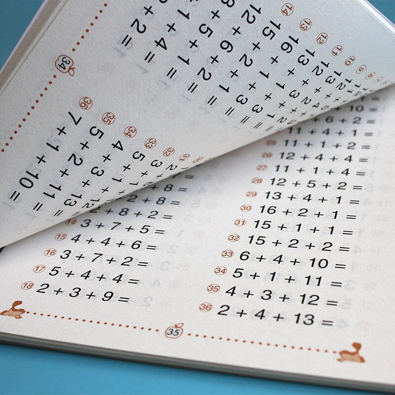 Horizontal Oral Arithmetic Question Card 0-20 Addition And Subtraction Mixed Operation Children's Mathematics Exercise