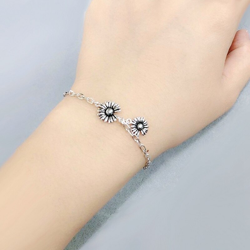 Kleine Daisy Armband Persoonlijkheid Dragen Zonnebloem Bloem Armband Vrouwelijke Sieraden