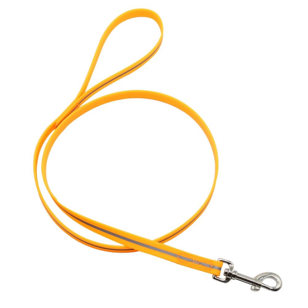 [Nimble] High tough dog leash rope PVC Material for Pet Reflective Lead Leashes Dogs Waterproof deodorant clean Dog supplies: YELLOW / 150cm