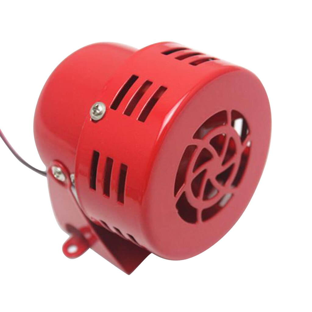 Alarme et klaxon de sirène en métal | Vintage, rouge Style 1950s 12v Air Raid, alarme à moteur réel, sécurité de Police