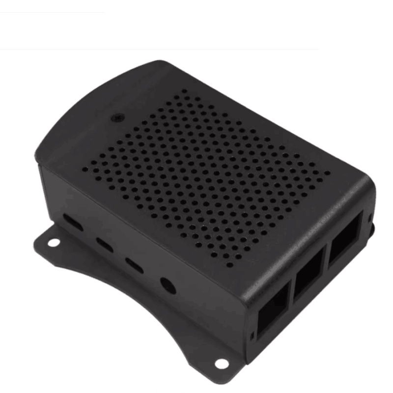 Raspberry Pi 4 Aluminum Alloy Case Metel Box with Hanging Bracket support Cooling Fan Screwdriver for Raspberry Pi 4 Model B