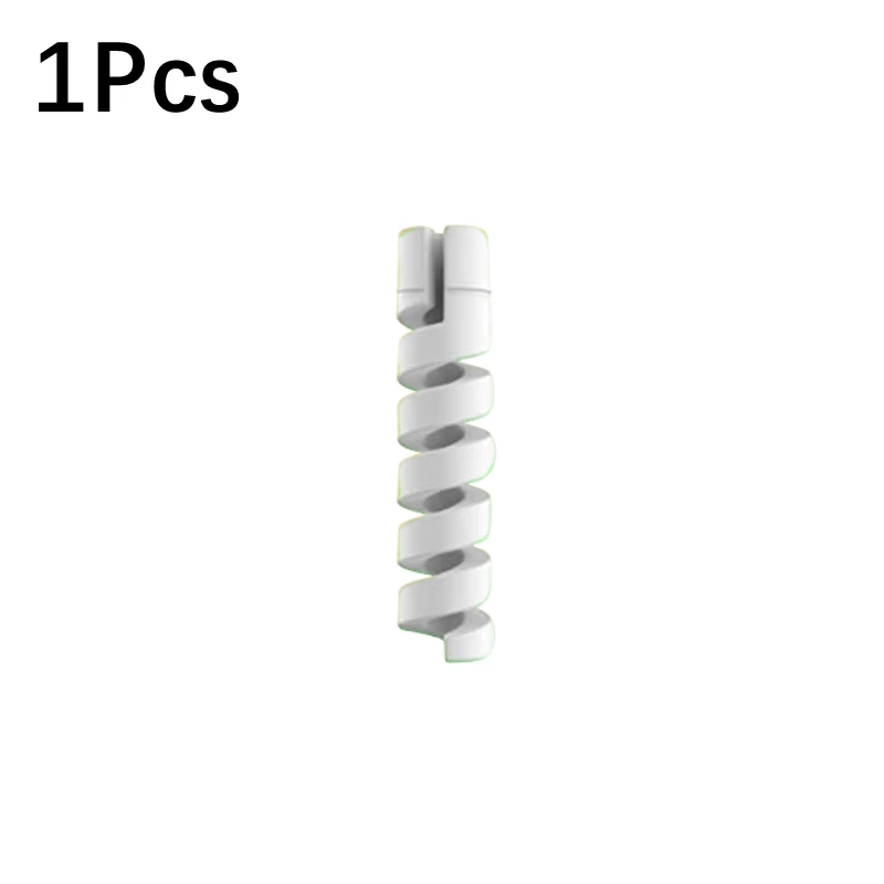 per iPhone iPad Avvolgicavo a spirale Protezione risparmiatore mini Cavo di ricarica USB Supporto per cavi Fascette Gestione cavi Organizzatore di cavi: Rosso