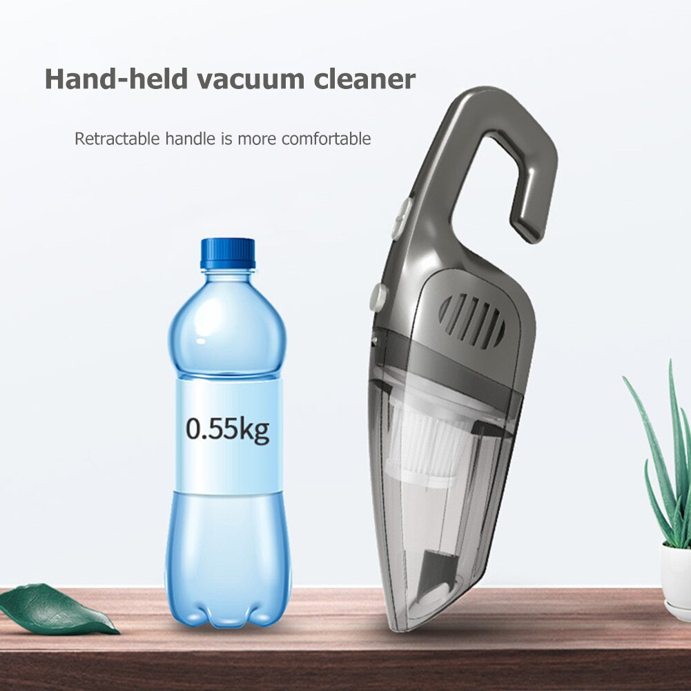 Wireless Car Vacuum Cleaner Set Handheld Portable 12V 7000Pa Wet Dry Dual-use Home Office