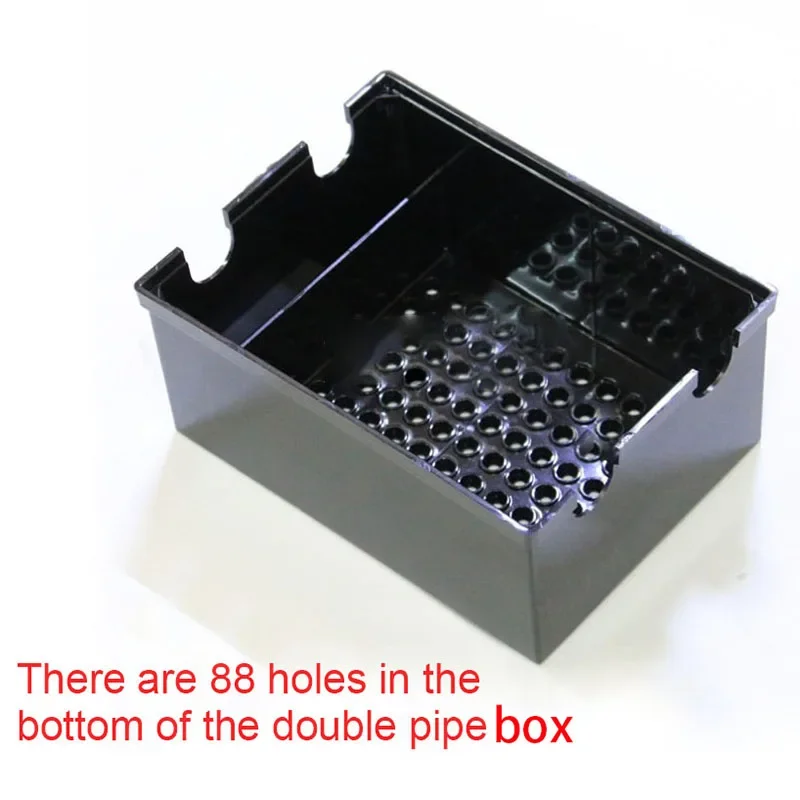 Caja de filtro externo para acuario, sistema de circulación por goteo de filtración superior, contenedor de filtro para pecera
