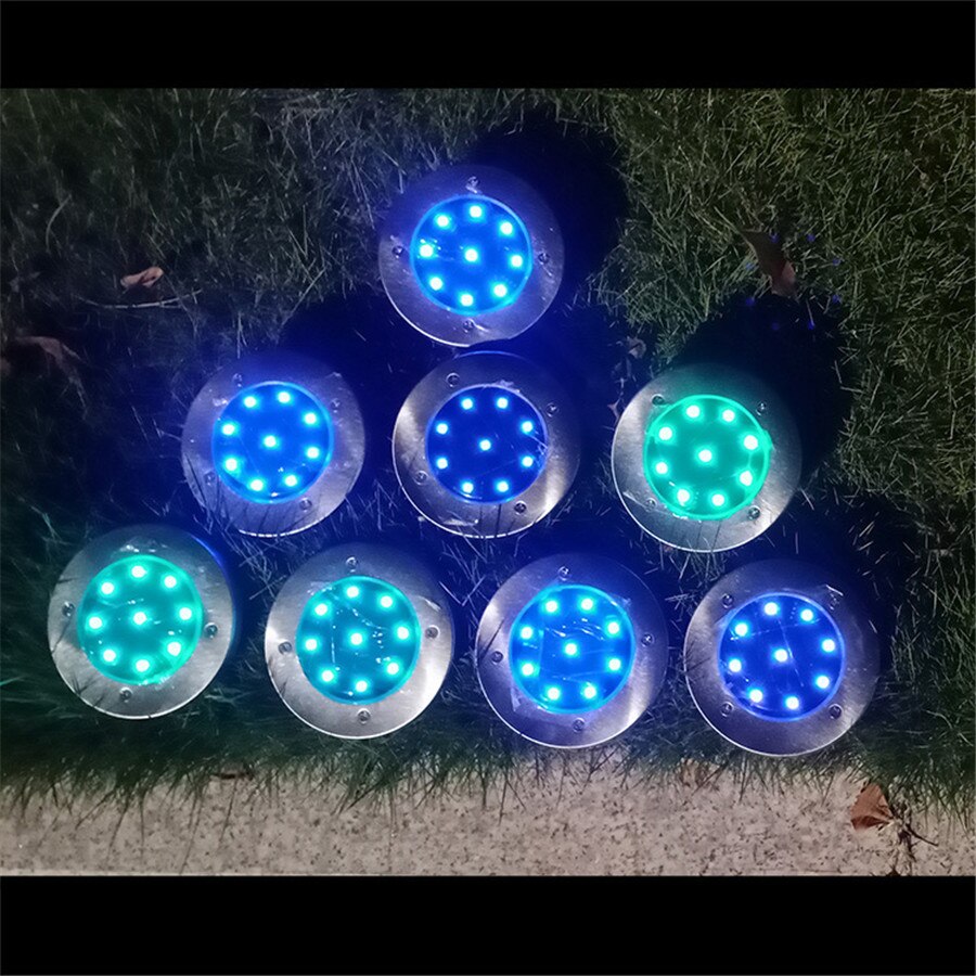 Ikodm RGB-schijnwerper Set – 8 Stuks, 20W LED, IP66 Waterdicht – Met Afstandsbediening, 16 Kleuren, 5 Standen – Voor Tuin, Feest, Kerst – Geheugenfunctie En 180° Verstelbaar