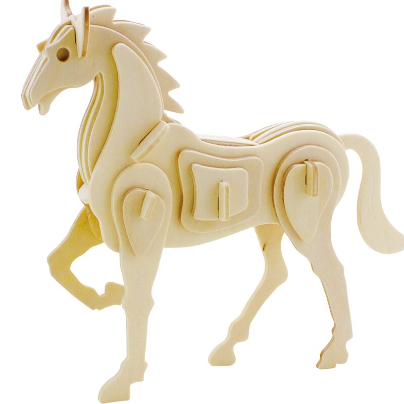 3d three-dimensional wooden animal jigsaw puzzle toys for children diy handmade wooden jigsaw puzzles Animals Insects Series
