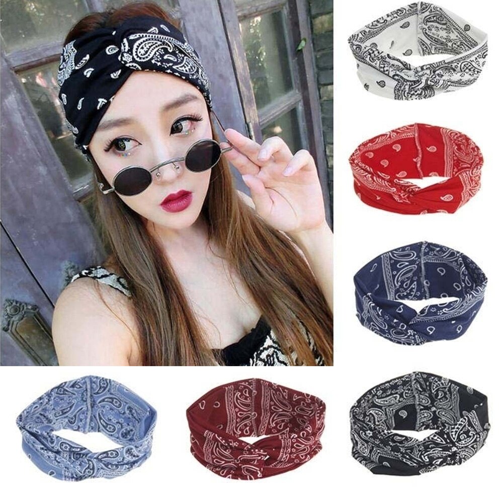 Twist Elastische Tulband Hoofdband Voor Vrouwen Hoofdbanden Hoofd wrap Haarband Hoofddeksels Bandana Haaraccessoires