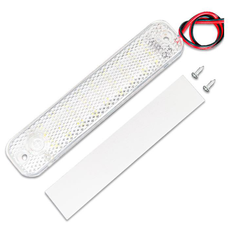 Led-kupelys til bil, 36 led-lys til 12v-85v lastebiler, innvendig lys med bryter, nattlesing i taklys for bobiler, marin