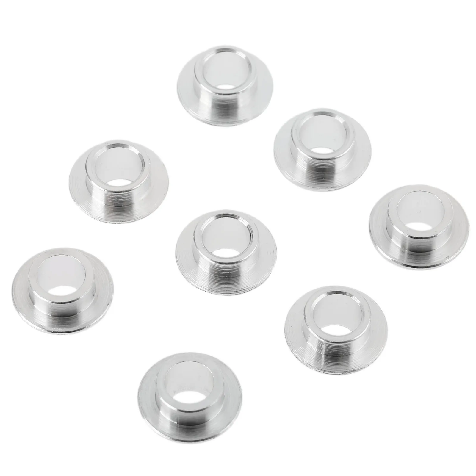 Gohantee Skate Wiel Accessoires 8PCS Aluminium 8mm Skate Lagerbus Spacers voor Standaard Schaatsen Wiel Vervangende Onderdelen