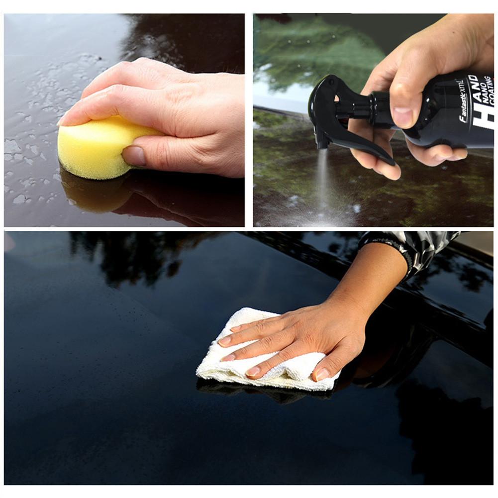 120ml automotive nano coating agent spray coating voks hurtig nano coating bil spray voks bil rengøring