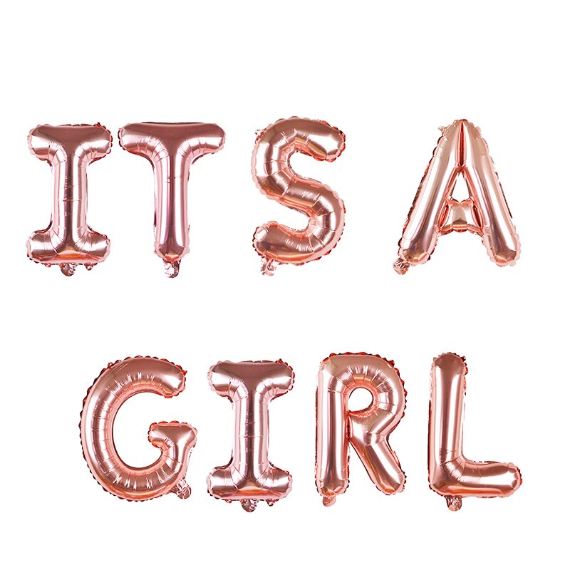 Gender Reveal Decor Pink Paper Banner Decorations Its a Girl Boy Balloons Party Supplies Baby Shower Gender Reveal Oh Baby: B04