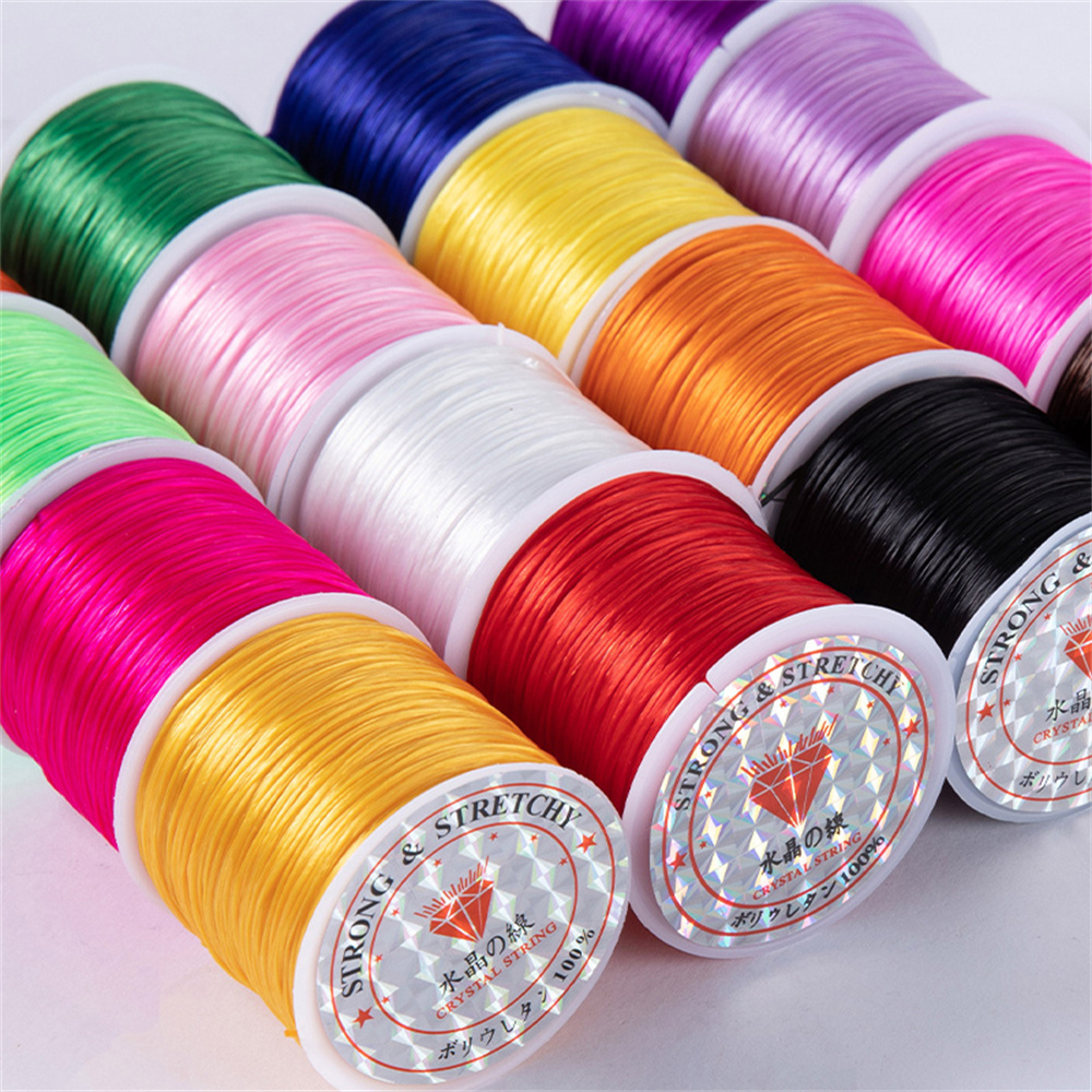 1 Roll/Lot 60M Sterke Elastische Kristal Kralen Koorden Voor Armband Ketting Stretch Draad Koord String Diy Sieraden Maken