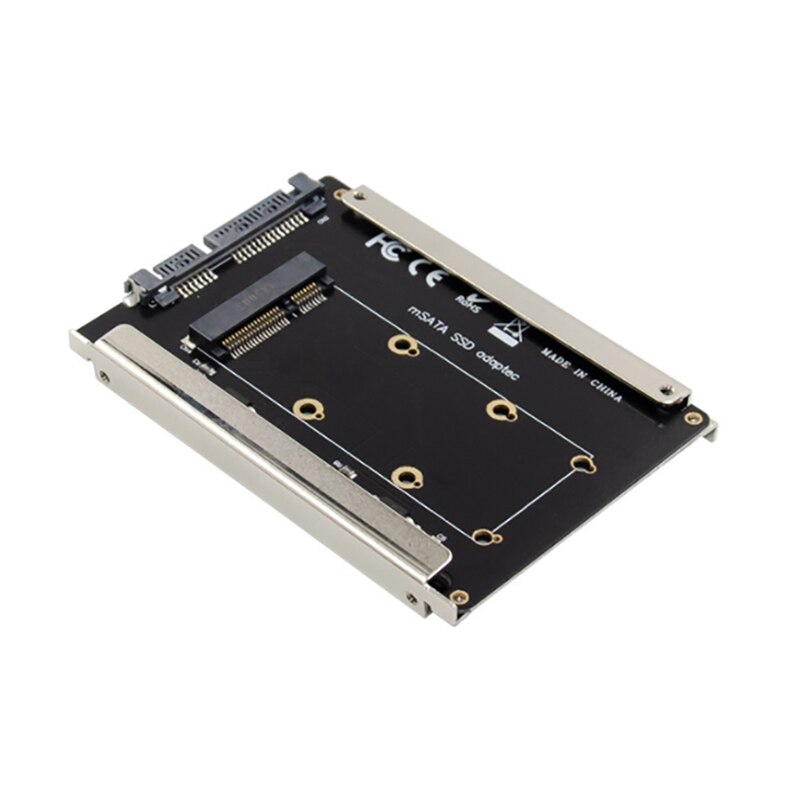 SATA to MSATA SSD Adapter Card, SATA to MSATA NGFF Adapter Expansion Card for Laptop PC