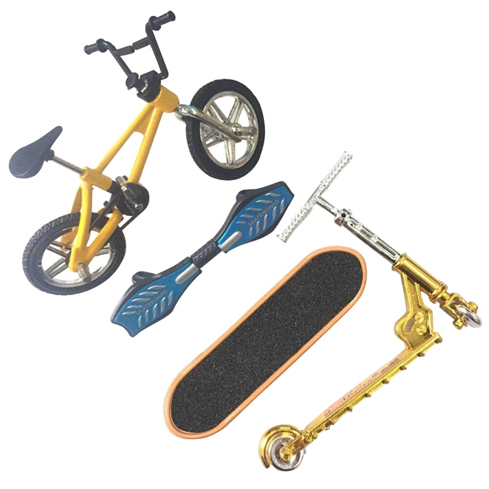 Vélo Scooter bureau fête faveurs amusant jouet éducatif divertissement décor à la maison léger Mini doigt planche à roulettes ensemble alliage: 1