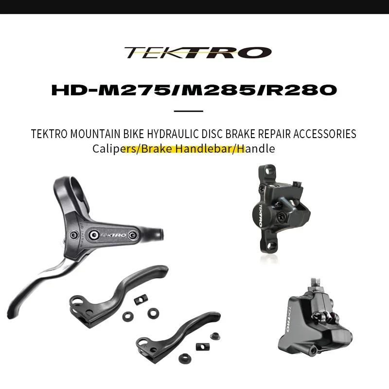 Tektro hydrauliske skivebremser, 275/m285/r280- kaliberbremsestyr, 2/3- fingergrebsreparationstilbehør, racer-mtb-cykeltilbehør