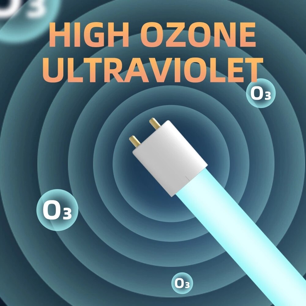 High Ozone &amp; Ozone Free Quartz Ultraviolet Germicidal Lamp Tube Uv Sanitizing Light Tubes Uvc Germicidal Lamp 8W 10W 15W