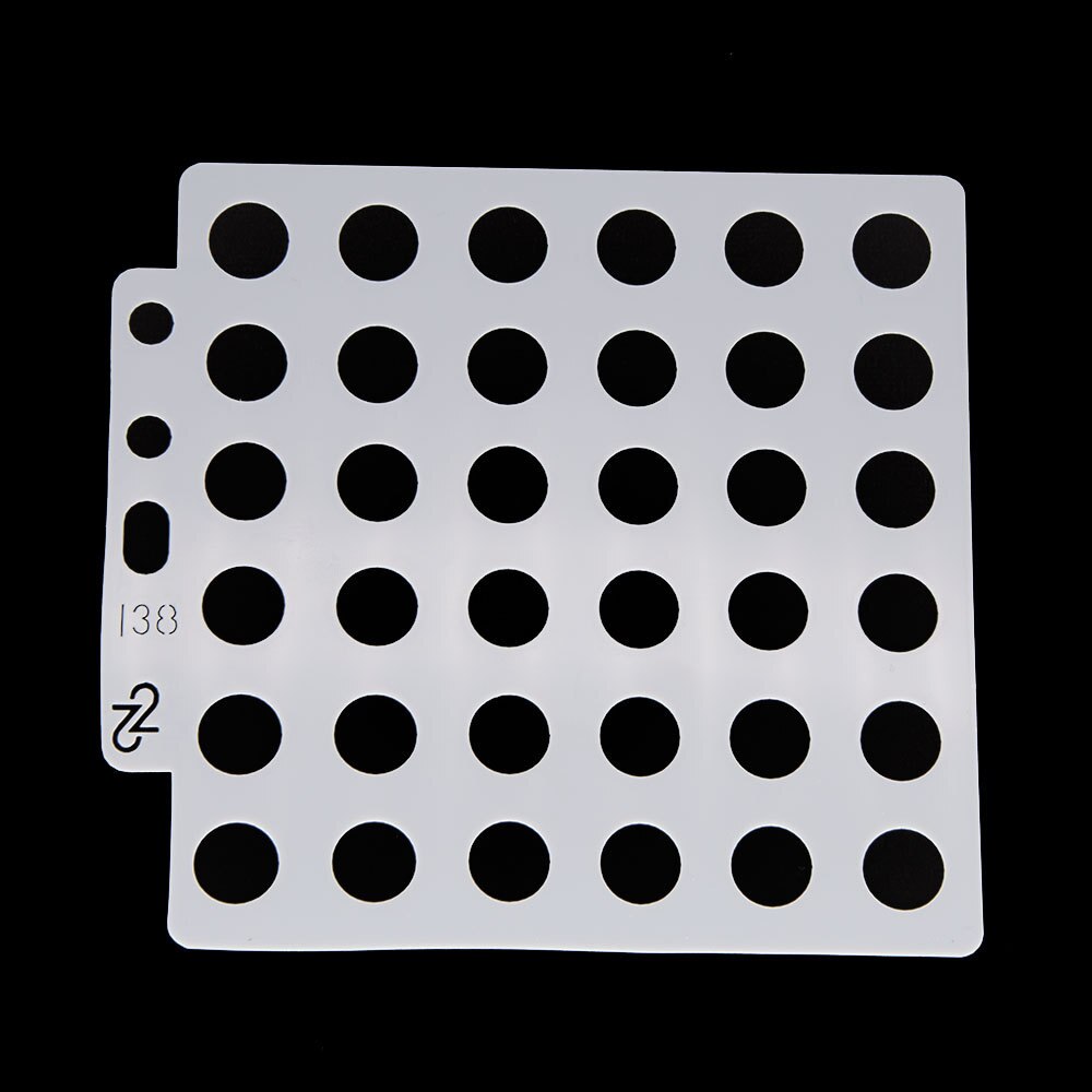 9pcs 14.1cmx13cm Reusable Plastic Painting Templates Stencils Mold for Fabric, Scrapbook, Painting DIY Art (9 Patterns) S133141