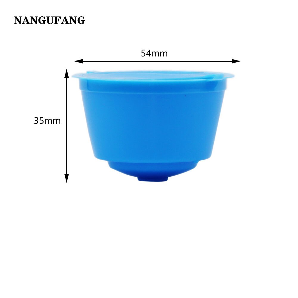 1/2/3pcs reusable coffee filter for Nescafe Dolce capsule filter cup with scoop brush cover，atible Genio Piccolo Esperta Mini Me